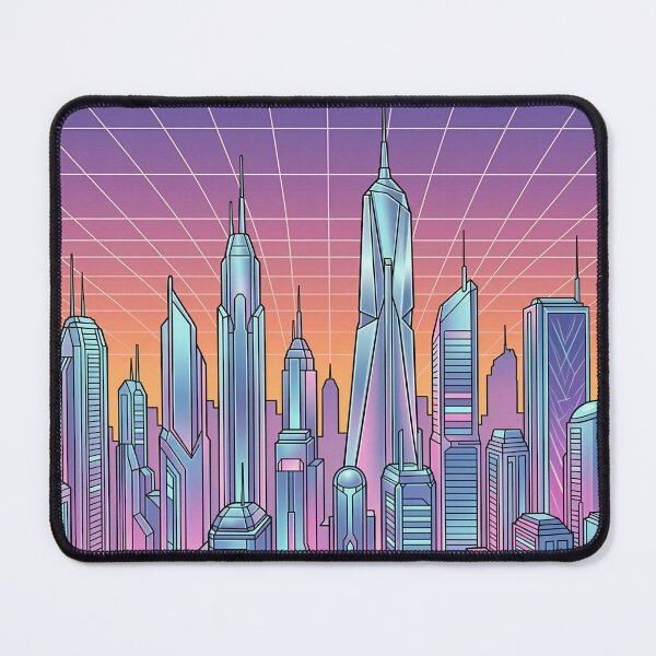 Item preview, Cyberpunk Sunset City Vaporwave designed and sold by DIUMERI.