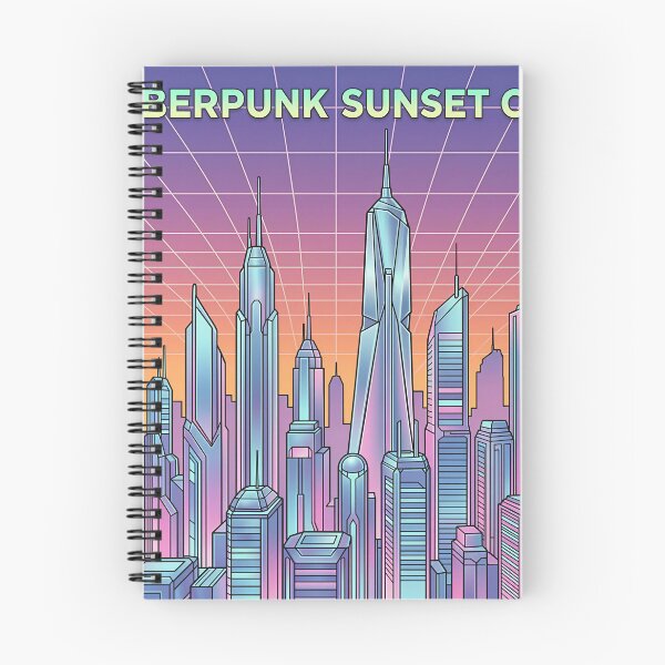 Item preview, Cyberpunk Sunset City Vaporwave designed and sold by DIUMERI.
