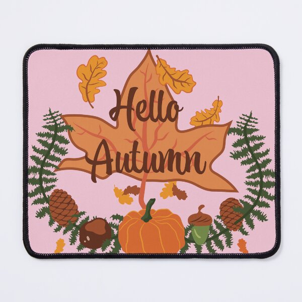 Item preview, Hello Autumn - Fairytale Pink designed and sold by Daniel Bevis Design.