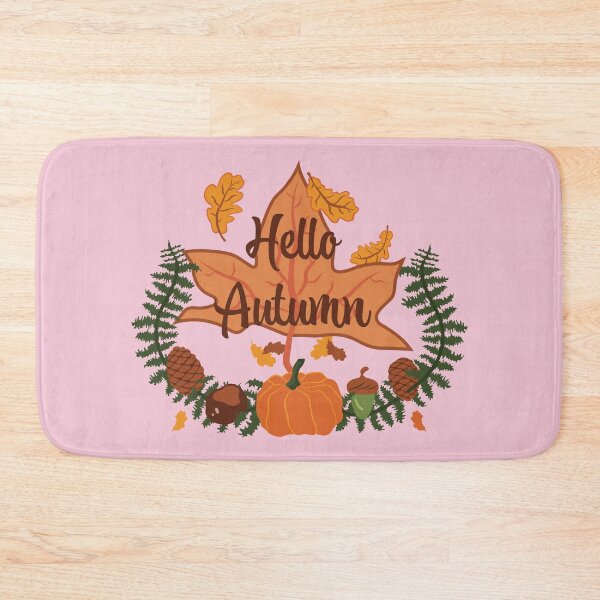Item preview, Hello Autumn - Fairytale Pink designed and sold by Daniel Bevis Design.
