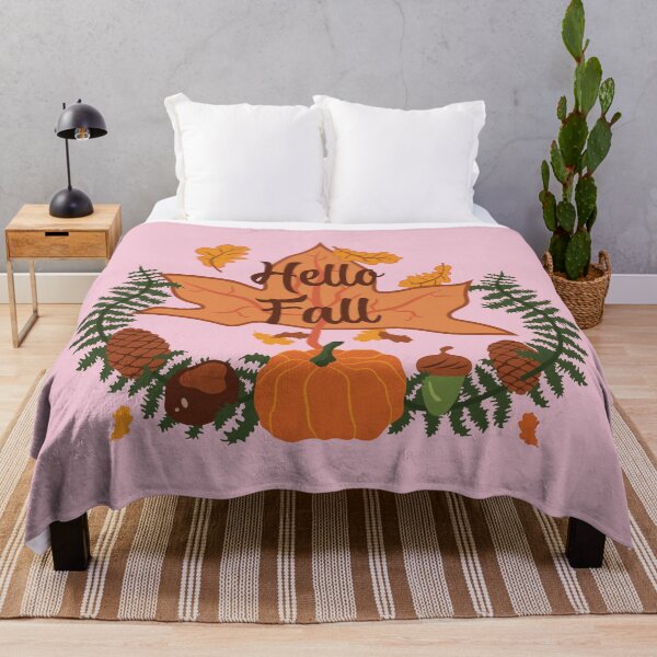 Item preview, Hello Fall - Fairytale Pink designed and sold by Daniel Bevis Design.