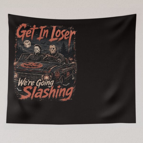Item preview, Halloween Tshirts Michael Myers Jason Voorhees Get In Loser We're Going Slashing Spooky designed and sold by Hydlaaksmndriss.