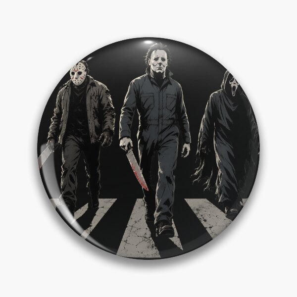 Item preview, Halloween Tshirts Michael Myers Jason Voorhees Ghost Face Horror Icons Abbey Road designed and sold by Hydlaaksmndriss.