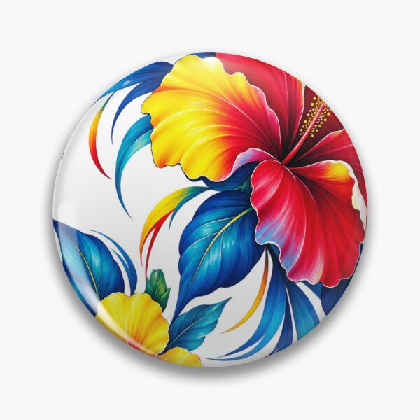 Item preview, Tropical Bloom Paradise – Vibrant Floral Elegance | Colorful Flower T-Shirt Design designed and sold by ratansansaar.