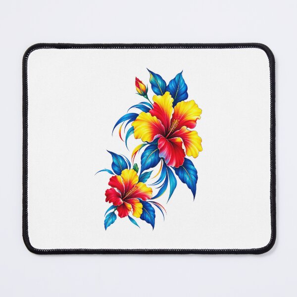 Item preview, Tropical Bloom Paradise – Vibrant Floral Elegance | Colorful Flower T-Shirt Design designed and sold by ratansansaar.