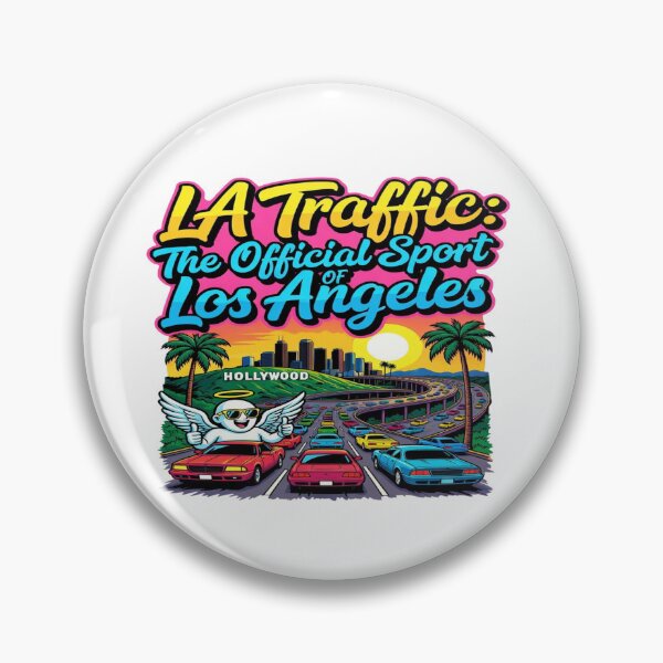 Item preview, LA Traffic The Official Sport of Los Angeles Funny California T-Shirt designed and sold by Sushikidsntod.