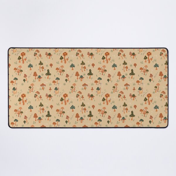 Item preview, Mushroom Meadow Pattern - Dawn Gold designed and sold by Daniel Bevis Design.