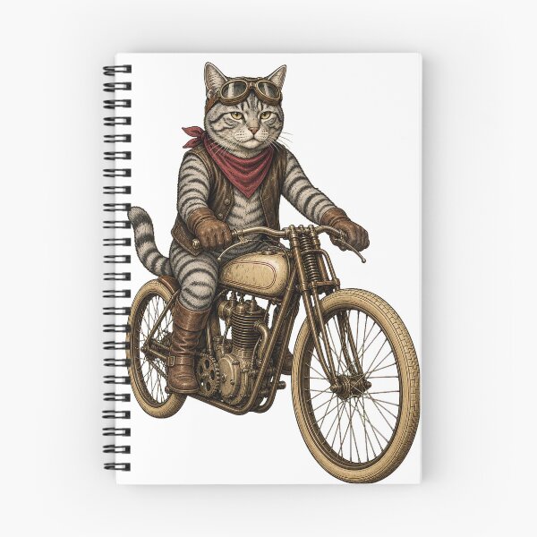 Item preview, Vintage Board Track Racer Cat designed and sold by TVEX19.