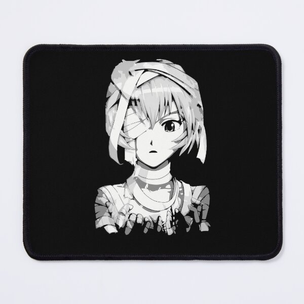 Item preview, Bandaged Anime Girl Portrait In Black And White designed and sold by GerardoJerde.