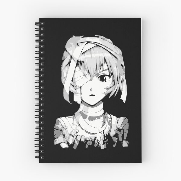 Item preview, Bandaged Anime Girl Portrait In Black And White designed and sold by GerardoJerde.