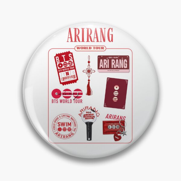 Item preview, BTS ARIRANG World Tour Inspired Concert Sticker Collection designed and sold by Palette & Hue.