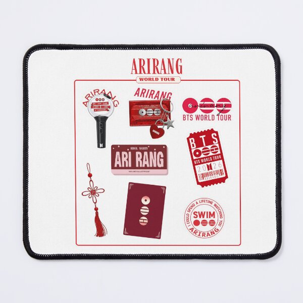 Item preview, BTS ARIRANG World Tour Inspired Concert Sticker Collection designed and sold by Palette & Hue.