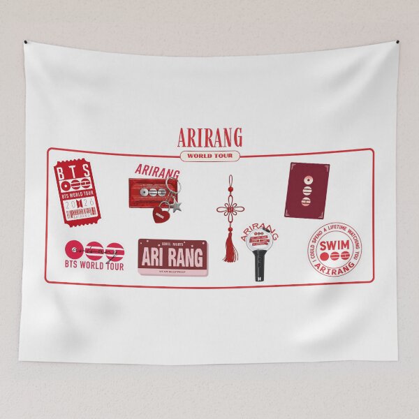 Item preview, BTS ARIRANG World Tour Inspired Concert Sticker Collection designed and sold by Palette & Hue.