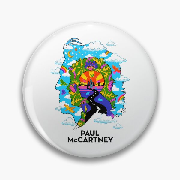 Item preview, Paul McCartney Live Psychedelic Pop Art Profile  designed and sold by EdaEichmann.