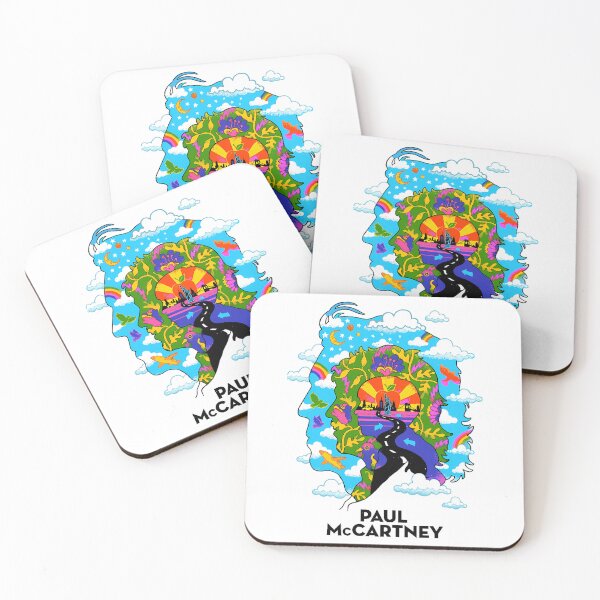 Item preview, Paul McCartney Live Psychedelic Pop Art Profile  designed and sold by EdaEichmann.
