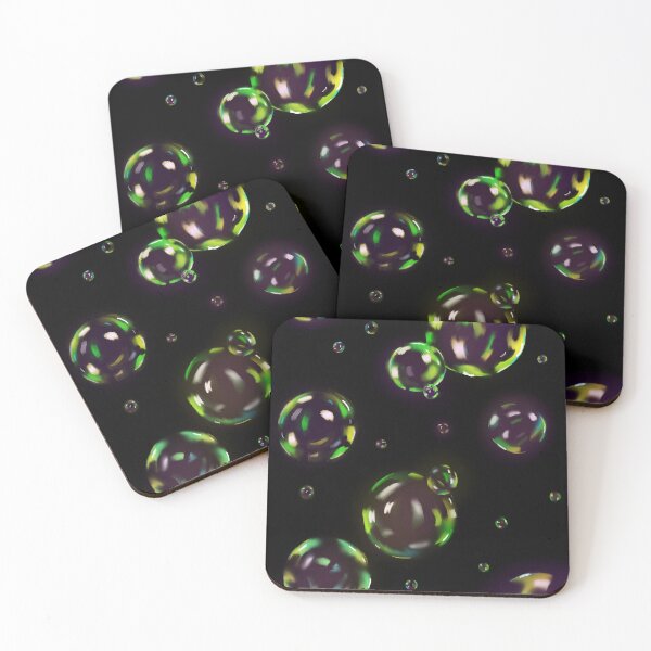 Item preview, Acid Bubbles — Digital Neon Art designed and sold by DoodlesbyEllieE.