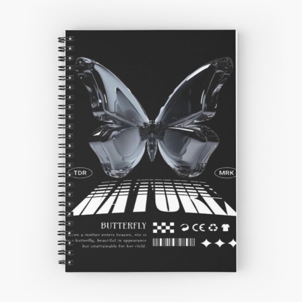 Item preview, Chrome Black Butterfly Streetwear Graphic. designed and sold by BaddieNz.