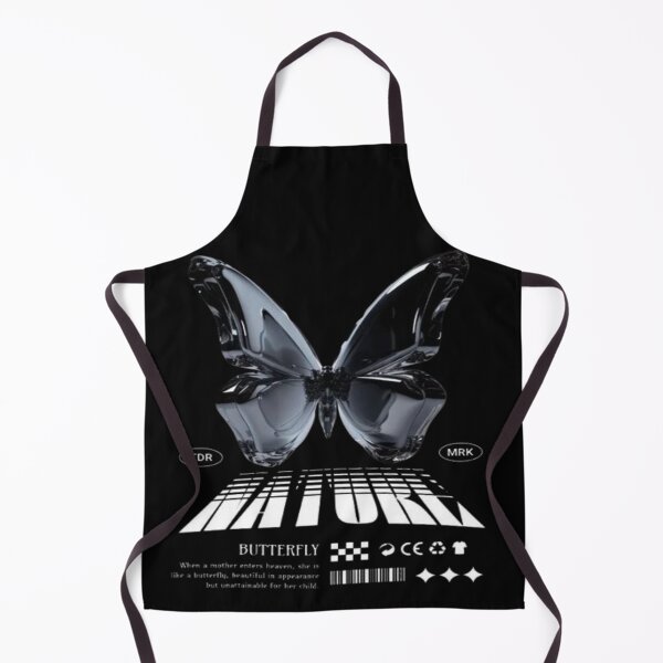 Item preview, Chrome Black Butterfly Streetwear Graphic. designed and sold by BaddieNz.