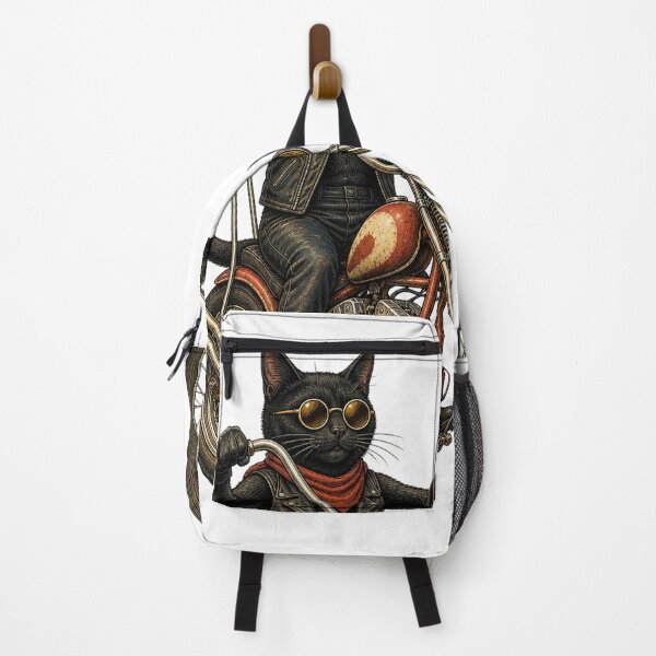 Item preview, Seventies Chopper Cat Motorcycle Rider designed and sold by TVEX19.