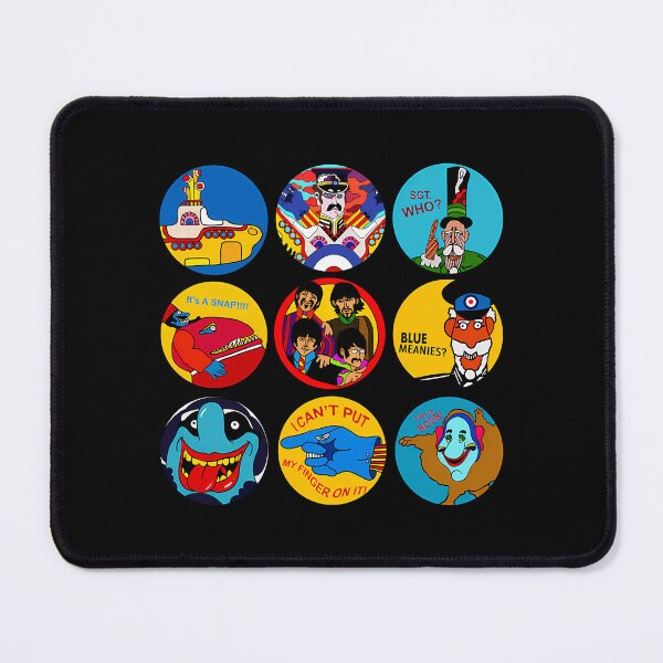 Item preview, Sgt Pepper Blue Meanies Yellow Submarine Badges designed and sold by EdaEichmann.