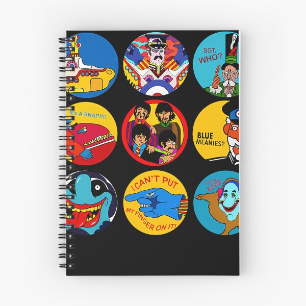 Item preview, Sgt Pepper Blue Meanies Yellow Submarine Badges designed and sold by EdaEichmann.