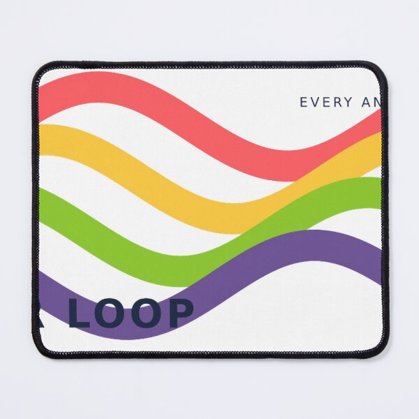 Item preview, Color Loop Wavy Rainbow Abstract Design designed and sold by NiloStudio.