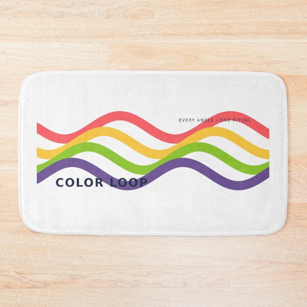 Item preview, Color Loop Wavy Rainbow Abstract Design designed and sold by NiloStudio.