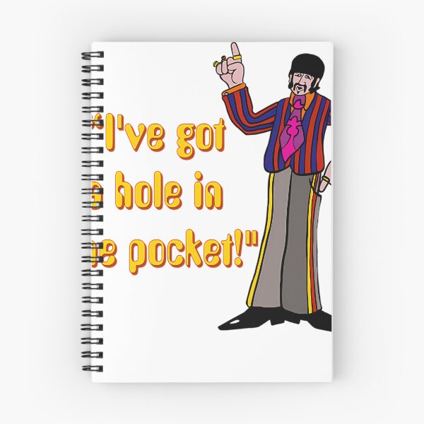 Item preview, Ringo Yellow Submarine Character Ive Got A Hole In Me Pocket designed and sold by EdaEichmann.