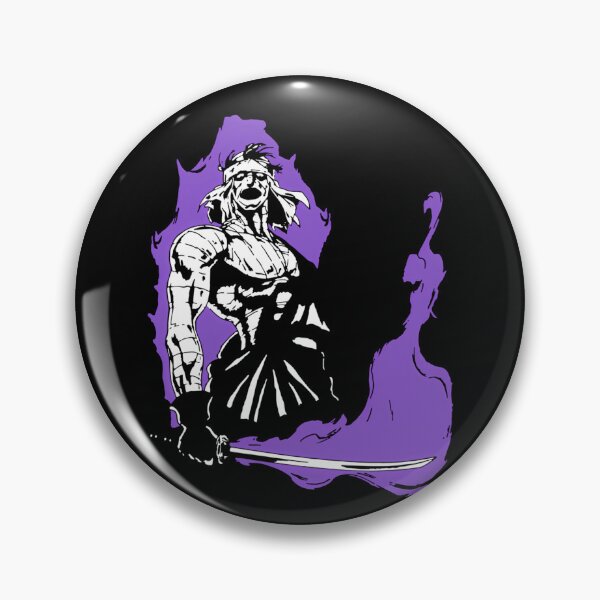 Item preview, Bandaged Swordsman Surrounded By Purple Flame Aura designed and sold by GerardoJerde.