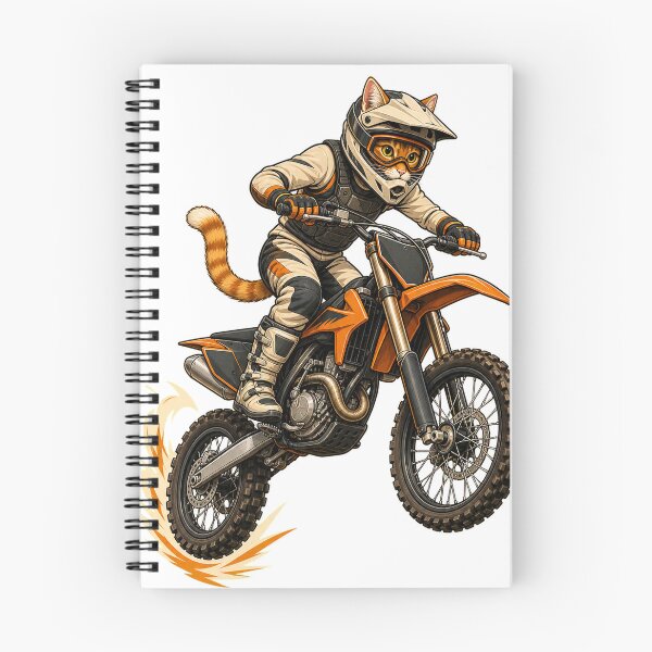 Item preview, Motocross Cat Jumping Dirt Bike designed and sold by TVEX19.