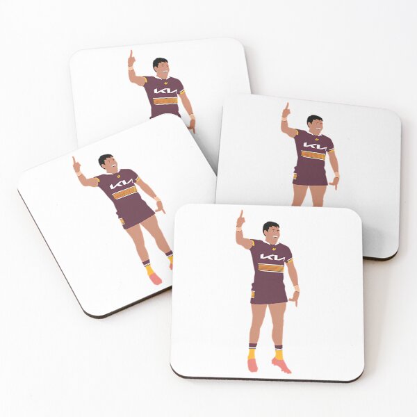 Item preview, Selwyn Cobbo - Brisbane Broncos designed and sold by ar-ioilki-ns.