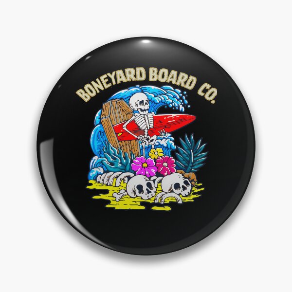Item preview, Skeleton Surfer with Surfboard and Coffin designed and sold by ArelyLemke.