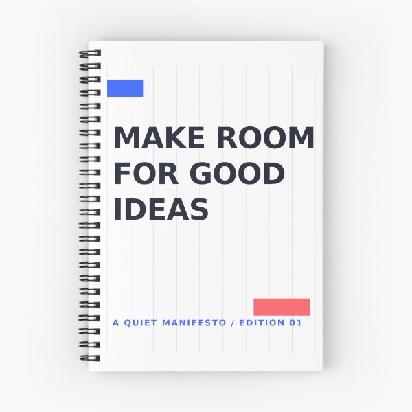 Item preview, Make Room For Good Ideas Typographic Poster designed and sold by NiloStudio.