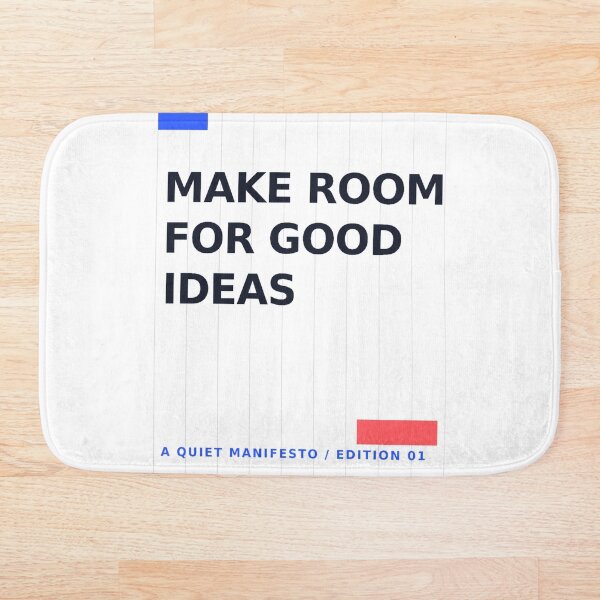 Item preview, Make Room For Good Ideas Typographic Poster designed and sold by NiloStudio.