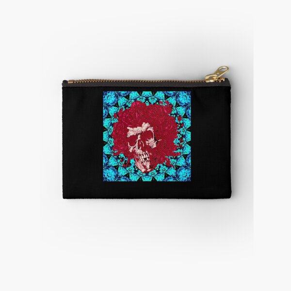 Item preview, Psychedelic Skull with Roses and Mandala Pattern designed and sold by ArelyLemke.