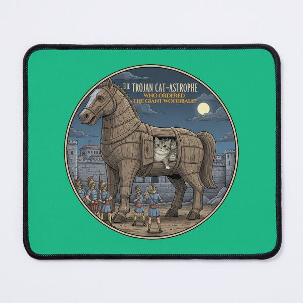 Item preview, The Trojan Cat-Astrophe designed and sold by codex antique.