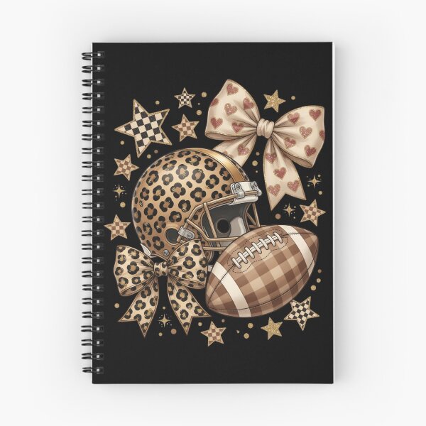 Item preview, Preppy Leopard Football Bow Football Game Day Mom Girl Women designed and sold by CF_VintageDesign.