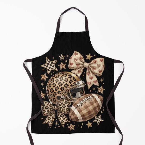 Item preview, Preppy Leopard Football Bow Football Game Day Mom Girl Women designed and sold by CF_VintageDesign.