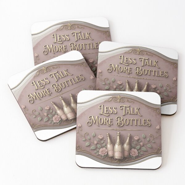 Item preview, Iconic LESS TALK MORE BOTTLES v2 designed and sold by dazzlemakers.