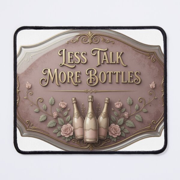Item preview, Iconic LESS TALK MORE BOTTLES v2 designed and sold by dazzlemakers.