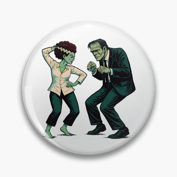 Item preview, Dancing Monster Couple Twist Dance Gothic Halloween designed and sold by Newfacedesi.