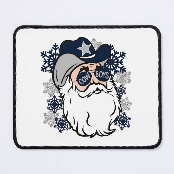 Item preview, Cowboys Santa Christmas Football Design designed and sold by SarahSanc43018.