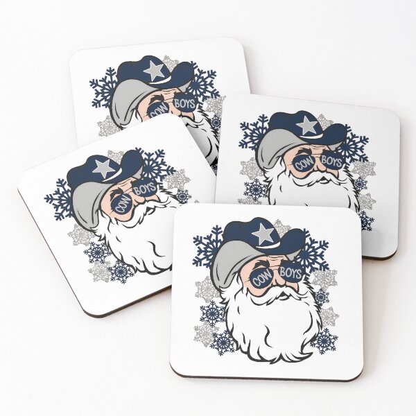 Item preview, Cowboys Santa Christmas Football Design designed and sold by SarahSanc43018.