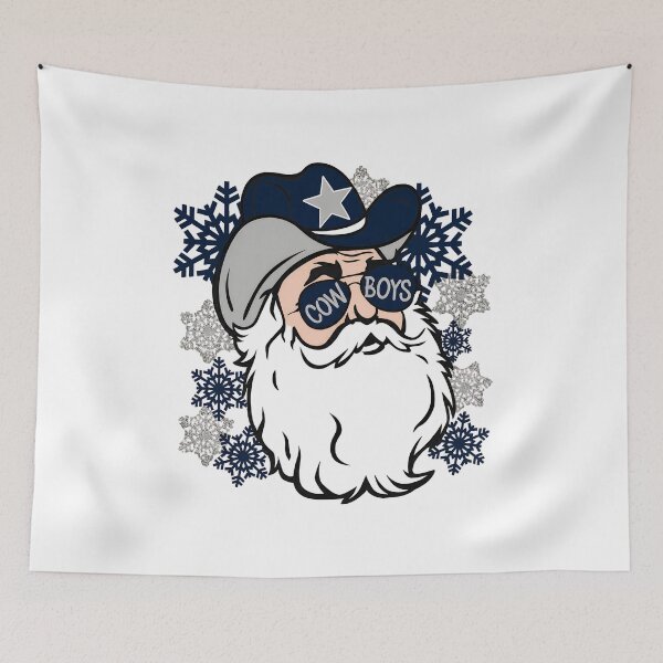 Item preview, Cowboys Santa Christmas Football Design designed and sold by SarahSanc43018.