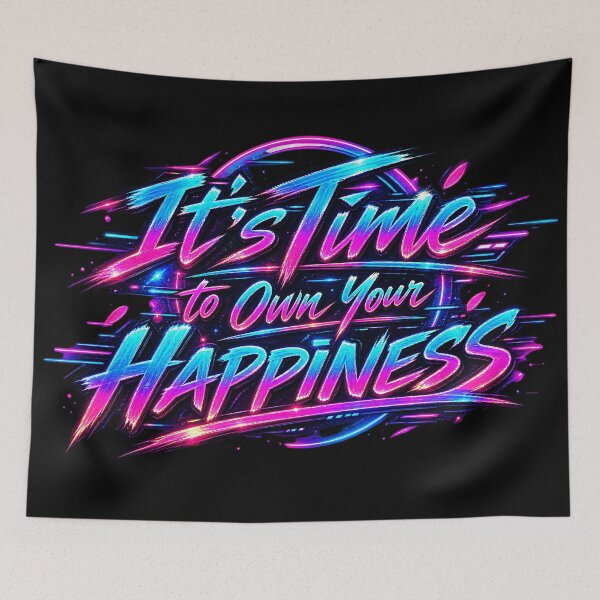 Item preview, It’s time to own your happiness.(Cyberpunk ver) designed and sold by MaxDreamsArt.