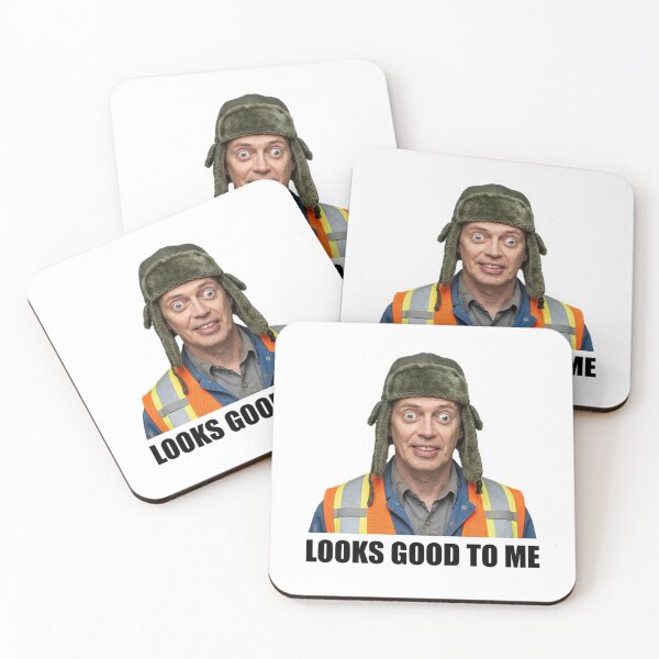 Item preview, Looks Good to Me Funny Construction Quote Steve Buscemi Tradesman Work Humor Graphic designed and sold by raedattia.