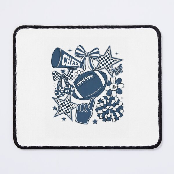 Item preview, Cheer Football Game Day Bows Pom Poms Navy Blue Coquette designed and sold by haitrieuic96.