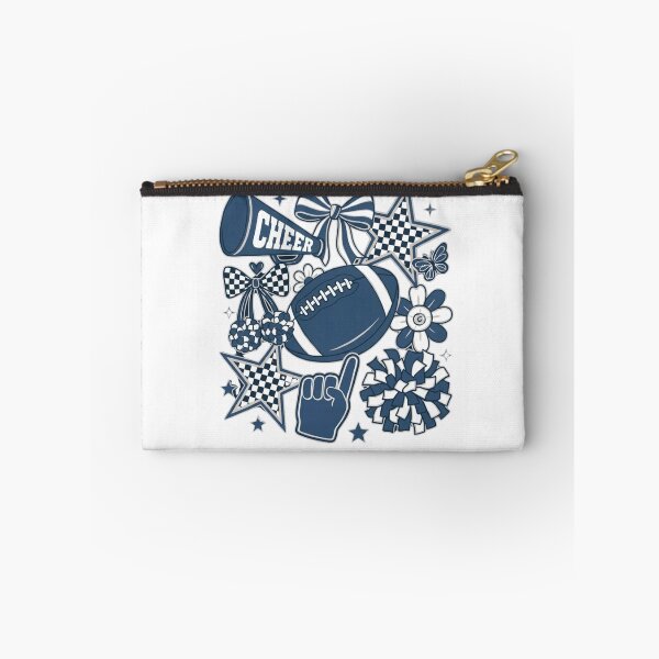 Item preview, Cheer Football Game Day Bows Pom Poms Navy Blue Coquette designed and sold by haitrieuic96.
