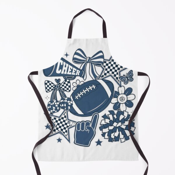 Item preview, Cheer Football Game Day Bows Pom Poms Navy Blue Coquette designed and sold by haitrieuic96.