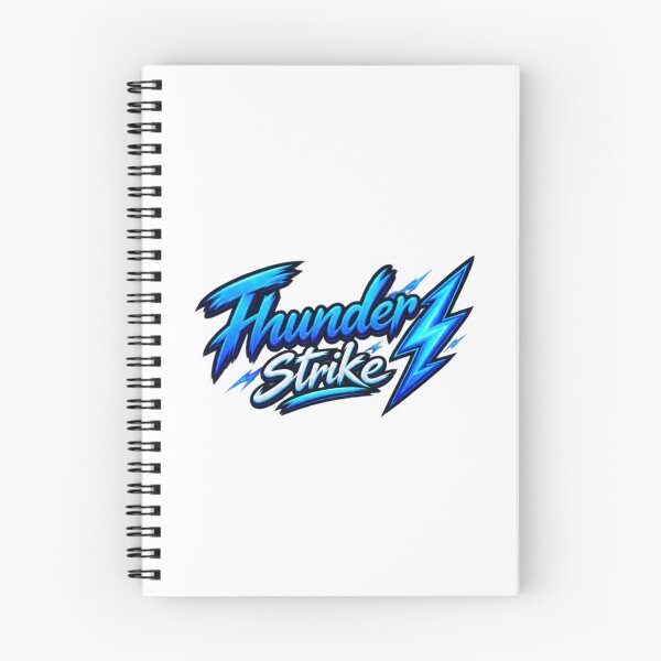 Item preview, Thunder Strike Lightning Logo – Electric Blue Gamer Style Sticker designed and sold by PearlPathFinds.